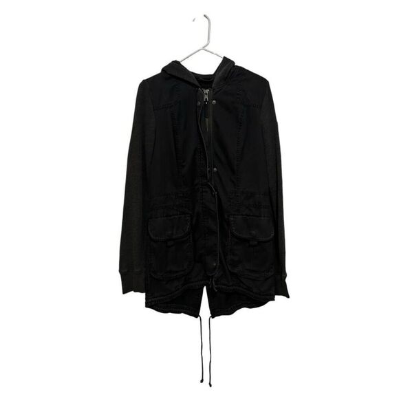 Abercrombie Spacedye Gray Black Contrast Utility military Size M - Picture 1 of 14